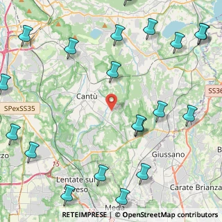 Mappa Via dei Santi, 22063 Cantù CO, Italia (6.266)
