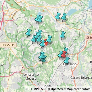 Mappa Via dei Santi, 22063 Cantù CO, Italia (3.23895)