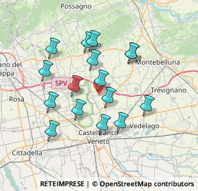 Mappa Via Schiavonesca, 31039 Riese Pio X TV, Italia (6.39938)