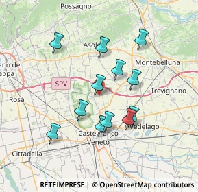 Mappa Via Schiavonesca, 31039 Riese Pio X TV, Italia (6.28083)