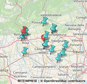Mappa Via Schiavonesca, 31039 Riese Pio X TV, Italia (11.85267)