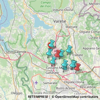 Mappa Via Della Concordia, 21040 Sumirago VA, Italia (6.59182)