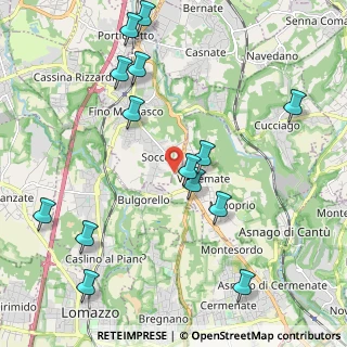 Mappa Strada Statale 35 dei Giovi, 22073 Fino Mornasco CO, Italia (2.42571)