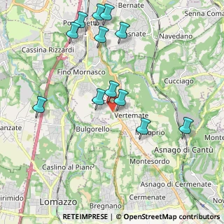 Mappa Strada Statale 35 dei Giovi, 22073 Fino Mornasco CO, Italia (2.20333)
