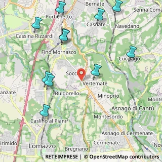 Mappa Strada Statale 35 dei Giovi, 22073 Fino Mornasco CO, Italia (2.57909)
