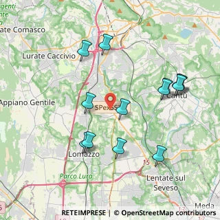 Mappa Strada Statale 35 dei Giovi, 22073 Fino Mornasco CO, Italia (4.06692)