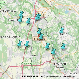 Mappa Strada Statale 35 dei Giovi, 22073 Fino Mornasco CO, Italia (3.9)