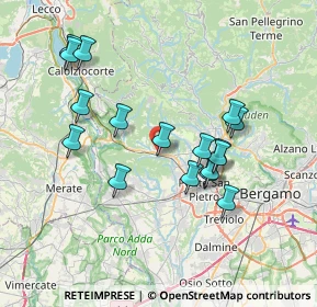 Mappa Strada Statale Briantea, 24030 Ambivere BG, Italia (6.98)