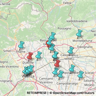 Mappa Via Po, 36027 Rosà VI, Italia (18.0875)