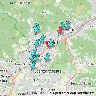 Mappa Via Alcide De Gasperi, 24020 Villa di Serio BG, Italia (1.54615)