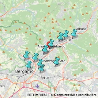Mappa Via Abruzzi, 24022 Alzano Lombardo BG, Italia (3.14917)