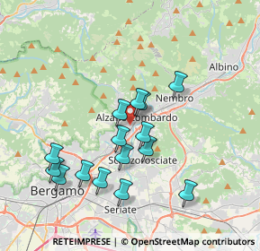 Mappa Via Abruzzi, 24022 Alzano Lombardo BG, Italia (3.40533)