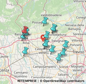 Mappa SP 81, 31039 Riese Pio X TV, Italia (11.872)
