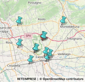 Mappa Via Jacopo Monico, 31039 Riese Pio X TV, Italia (6.34)