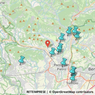 Mappa Via Cascina Sant'Agnese, 24030 Palazzago BG, Italia (4.54833)