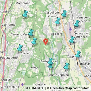 Mappa Via Castelvecchio, 21040 Gornate-Olona VA, Italia (2.4875)