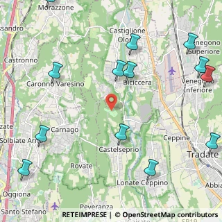 Mappa Via Castelvecchio, 21040 Gornate-Olona VA, Italia (2.97077)