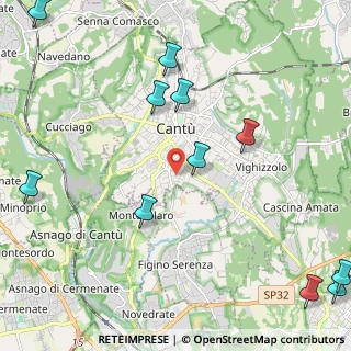 Mappa Via California, 22063 Cantù CO, Italia (2.93545)