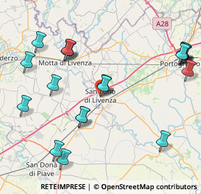 Mappa Via Federico Fellini, 30029 San Stino di Livenza VE, Italia (9.8085)