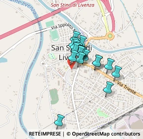 Mappa Via Fellini Federico, 30029 San Stino di Livenza VE, Italia (0.277)