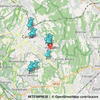 Mappa Cantù Vighizzolo, 22063 Como CO, Italia (1.71091)