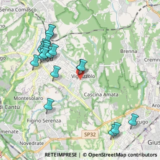 Mappa Cantù Vighizzolo, 22063 Como CO, Italia (2.3195)