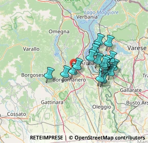 Mappa Strada Cascina Spinetta, 28013 Gattico NO, Italia (10.837)