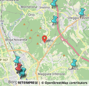 Mappa Strada Cascina Spinetta, 28013 Gattico NO, Italia (3.33455)