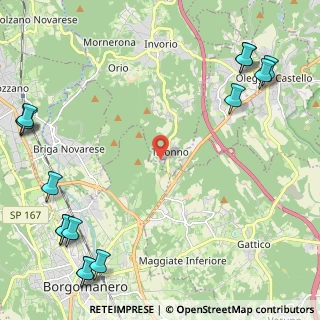 Mappa Strada Cascina Spinetta, 28021 Borgomanero NO (3.448)