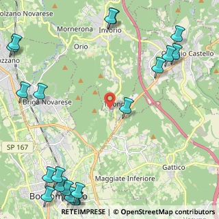 Mappa Strada Cascina Spinetta, 28013 Gattico NO, Italia (3.5045)