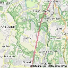 Mappa Guanzate