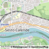 Mapa Sesto Calende