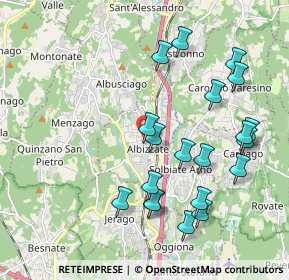 Mappa Via Solferino, 21041 Albizzate VA, Italia (2.0905)