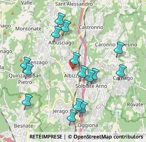 Mappa Via Solferino, 21041 Albizzate VA, Italia (2.01133)