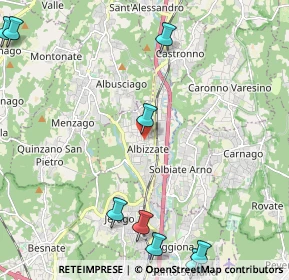 Mappa Via Solferino, 21041 Albizzate VA, Italia (3.58692)