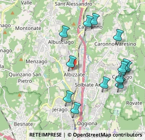 Mappa Via Solferino, 21041 Albizzate VA, Italia (2.24571)