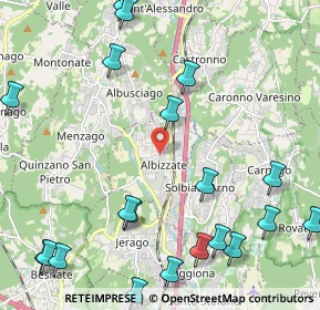 Mappa Via Solferino, 21041 Albizzate VA, Italia (2.918)