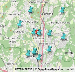 Mappa Via Solferino, 21041 Albizzate VA, Italia (1.9875)
