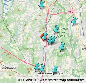 Mappa Via Solferino, 21041 Albizzate VA, Italia (3.63364)