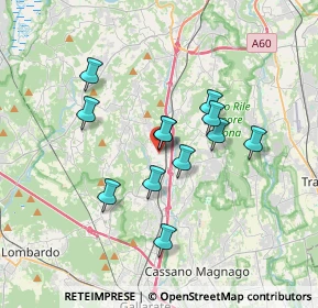 Mappa Via Solferino, 21041 Albizzate VA, Italia (2.81167)