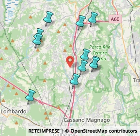 Mappa Via Solferino, 21041 Albizzate VA, Italia (3.60455)