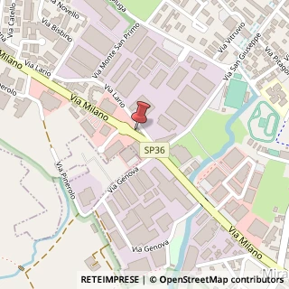 Mappa Via Milano, 111, 22063 Cantù, Como (Lombardia)