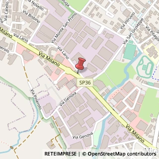 Mappa Via Milano, 113, 22063 Cantù, Como (Lombardia)