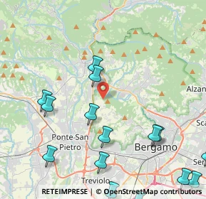 Mappa Ciclabile Sombreno - Madonna della Castagna, 24030 Paladina BG, Italia (6.185)