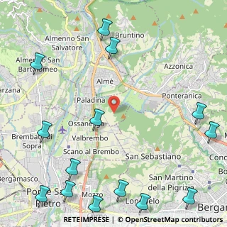Mappa Ciclabile Sombreno - Madonna della Castagna, 24030 Paladina BG, Italia (3.29929)