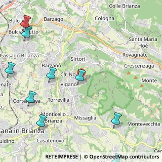 Mappa Via Guglielmo Marconi, 23897 Viganò LC, Italia (3.37818)