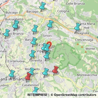 Mappa Via Guglielmo Marconi, 23897 Viganò LC, Italia (2.7305)