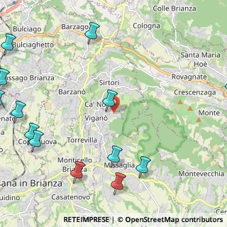 Mappa Via Guglielmo Marconi, 23897 Viganò LC, Italia (3.25538)