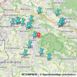 Mappa Via Guglielmo Marconi, 23897 Viganò LC, Italia (2.34765)