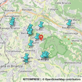 Mappa Via Guglielmo Marconi, 23897 Viganò LC, Italia (2.04667)